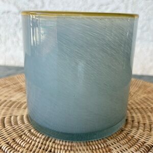 ONE - LAFCO hand blown empty candle glass assorted colors EUC